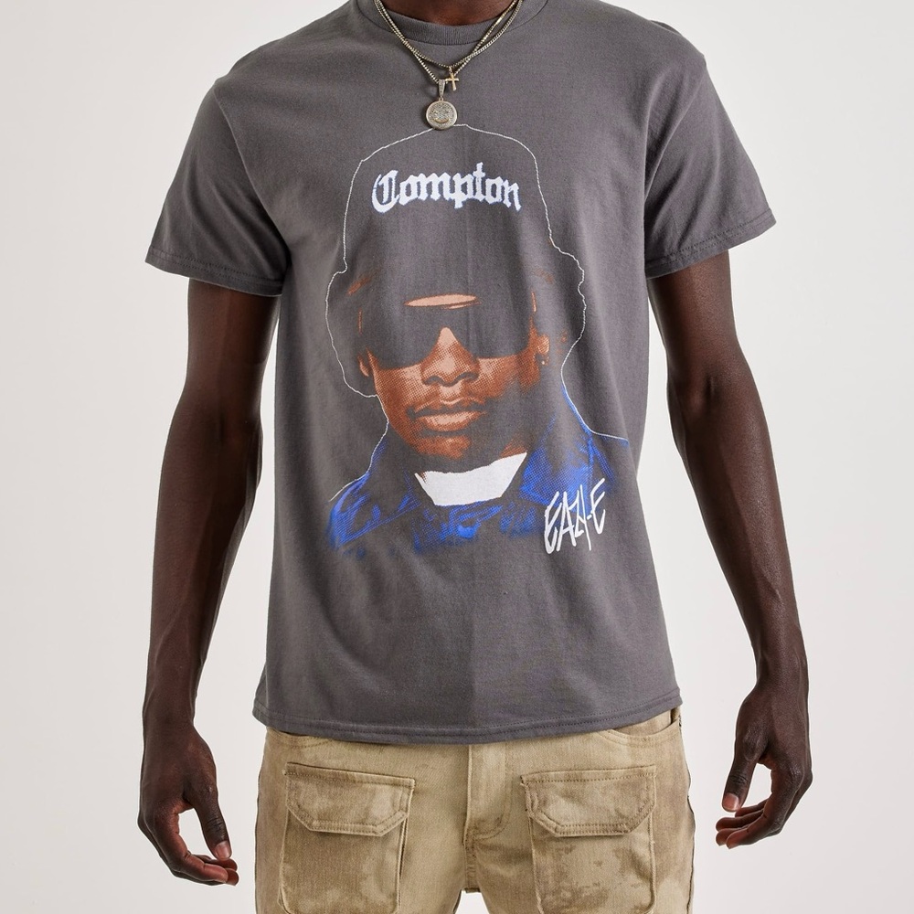 Men’s March Traffic Easy-E Compton Tee - Grey - Size 2XL